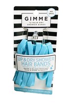 Gimme Up And Dry Shower Hair Bands With Shower Hook 12ct - £9.09 GBP