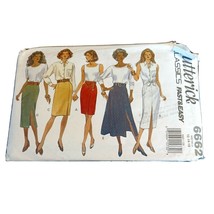 Butterick Classics Fast &amp; Easy Pattern 6662 Misses Petite Skirt  12 14 1... - £2.33 GBP