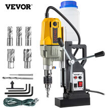 VEVOR Magnetic Drill, 1100W 1.57" Boring Diameter, 2697lbf/12000N with 7... - $199.99