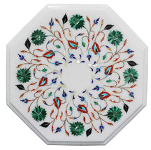 3 PCS Wholesale Lot 12&quot; Marble Coffee/Sofa Table Top Pietra Dura Handmade Gifts - £604.09 GBP