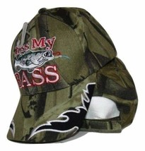 Kiss My Bass Fishing Cap Camouflage Hat - £7.87 GBP