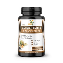 Ashwagandha Capsules With Black Pepper Extra Strength - Stress Relief Fo... - $14.85