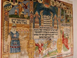 60 x 50 inch Wall Accent Work of Art Biblical Scenery Handmade Silk Rug KPSI 484 - £1,938.46 GBP