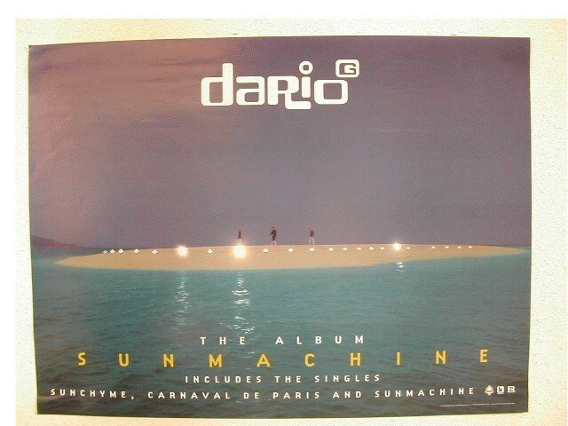 Dario G Promo Poster Dariog SunMachine - $17.99