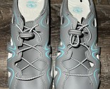 Athletic Works ~  Womens Gray Sandal Bungee Laces Open Sides Fisherman ~ 8 - $22.02