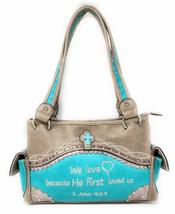 Texas West Embroidery Scripture Concealed Carry Bible Verse Rhinestone Cross Han - £38.72 GBP