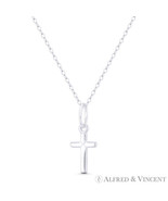 Tiny Latin Crucifix Christian Catholic Cross Baby Pendant in 925 Sterlin... - $285.86 MXN+