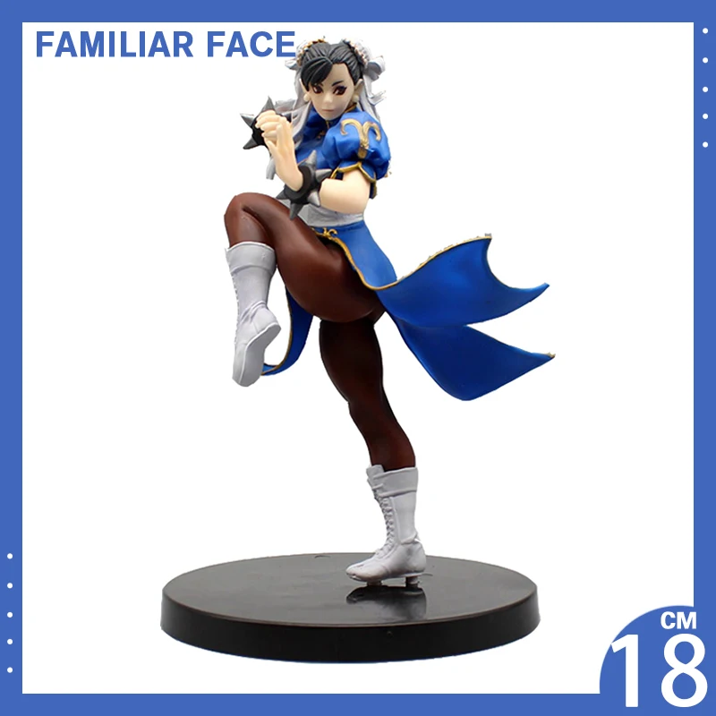 18cm Street Fighter Chun li Anime Figure Fighting Games Action Figurine ... - $28.40+
