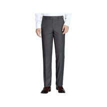 Men Renoir Flat Front Suit Separate Pants Slim Fit Soft Feel 202-1 Charcoal image 12