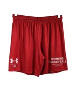 Womens Long Basketball Shorts Red Under Armour Size L Large Hip Hop Gansta - £15.02 GBP
