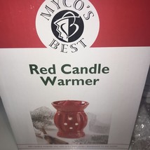 Myco’s Best Red Candle Warmer Electric Wax Warmer, 15W Bulb Included - New - £11.35 GBP