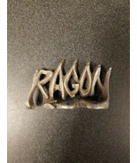 vintage pewter 2&quot; broken DRAGON word figure &quot;Ragon&quot; - $11.76