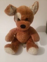Build A Bear Puppy Dog Brown With White Patch Brown Eyes Plush Stuffed Animal - £11.58 GBP