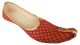 Mens Jutti Mojari Khussa Indian ethnic Wedding Flat Shoes US size 8-12 CV - $32.13