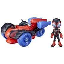 Marvel Spidey and His Amazing Friends Glow Tech Techno-Racer Toy Car, with Miles - £44.75 GBP