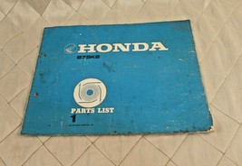 Honda B75K2 Parts List Number 1 1975 Vintage Factory Spare Parts Book Bo... - £18.97 GBP