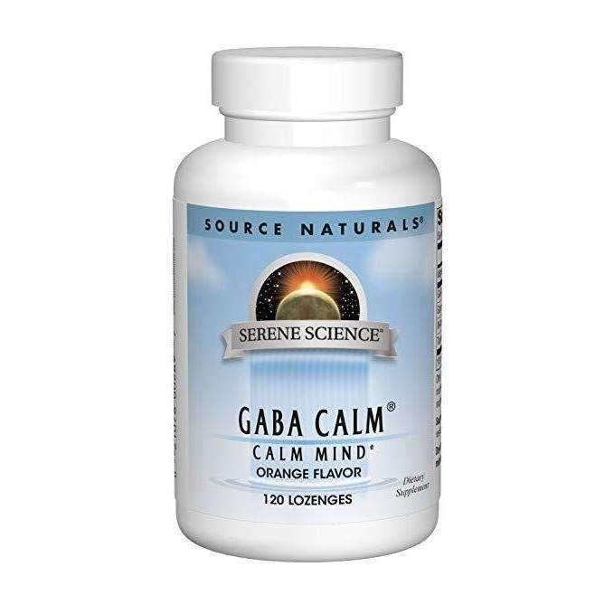 Source Naturals GABA Calm 100 mg, Orange 120 tabs - $18.73