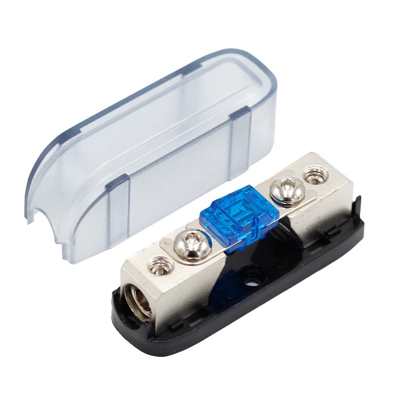 Frosted  Nickel Plated 12V 48V AFS Fuse Holder Mini Waterproof ANL Fuse Holder f - £44.40 GBP