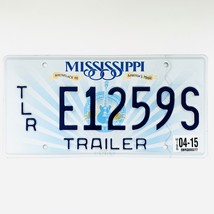 2015 United States Mississippi America&#39;s Music Trailer License Plate E1269S - $11.87