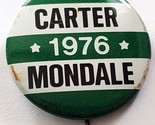 Jimmy Carter Mondale 1976 Presidential Political Campaign Button Pin  Se... - £9.89 GBP