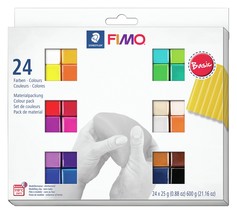 Fimo Professional Soft Polymer Clay 24/Pkg-Basic - £24.13 GBP