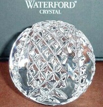 Waterford Baseball Paperweight Cut Crystal Made in Ireland 3286664400 New - $78.90