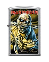 Iron Maiden-Piece of Mind, Street Chrome Finish  Full Size ZIPPO LIGHTER - £32.10 GBP