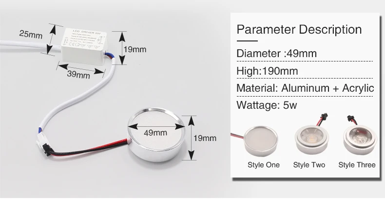 2PCS 5W Spot Light Fe Cut-Out 65mm Adjustable Round Recessed LED Ceiling GU10 MR - £128.79 GBP