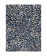 Fabric Blue Black White Stretch Knit 58&quot; x 6 yards - £23.35 GBP