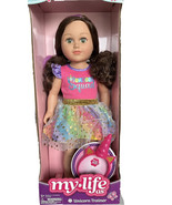 My Life As Poseable Unicorn Trainer 18&quot; Doll, Brunette Hair Green Eyes NIB - £23.21 GBP