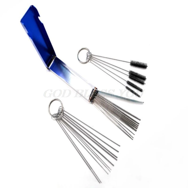 Motorcycle Car Carburetor Jets Cleaning Tool Needles Brushes Set For Car... - £131.16 GBP