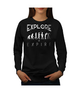 Wellcoda Astronomy Evolution Womens Sweatshirt, Explore Casual Pullover ... - £22.71 GBP+