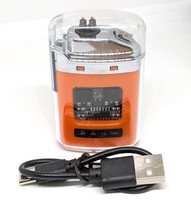 Cool Dual Arc Type-C  Rechargeable Double Arc Electric Flameless Orange ... - $12.86