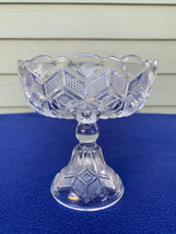 EAPG Ivanhoe pattern glass compote, Dazell, Gilmore, Leighton 1897 6&quot;x6&quot; - £11.71 GBP