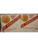 Pair of Vintage NOS Stegmaier Beer Signs 32 Oz Twist Top Easel Back - £21.75 GBP