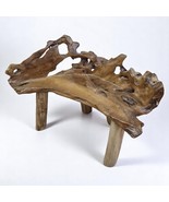Teak Burl Seat Solid Wood Garden Bench Patio Park Bench Furniture Outdoor - $14,336.49 MXN