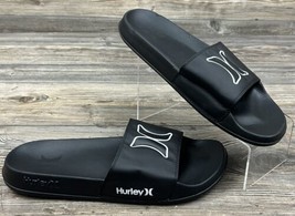 Hurley Men&#39;s Black Slide Sandals Slip-On Size 11 - £11.73 GBP