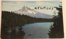 Vintage CB Ham radio Amateur Card KFG 0327 Mt Hood &amp; Lost Lake Oregon - £3.88 GBP