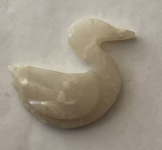White Quartz Duck shape Stone Crystal  1.5” H X 2” W - £5.20 GBP