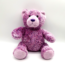 Build A Bear Stuffed Plush Animal Pink Purple Confetti Footprint Child T... - £16.97 GBP