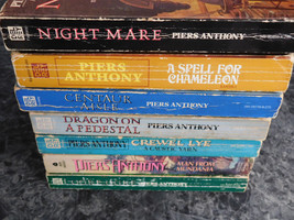 Piers Anthony lot of 7 Xanth Series Fantasy Paperbacks - £11.00 GBP