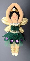 Black Hair Ballerina Green Outfit Purple Accent Christmas Ornamment Targ... - $14.99