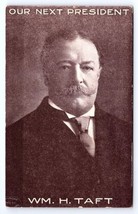 Postcard Our Next President William H Taft Portrait - £2.89 GBP