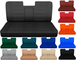 Truck seat covers Fits 1987-1991 Ford F150 Front Bench w/Armrest and molded HR - $89.99