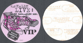Van Halen OTTO Cloth VIP Pass from the 1993 Right Here, Right Now Tour. - £6.15 GBP