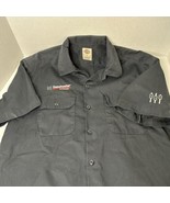 Sweetwater Studios Dickies Short Sleeve Button Down Shirt Size Large Black - $11.28