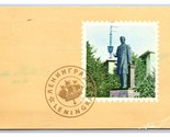 Statue of Papην Monument Leningrad St Petersburg Russia Chrome Postcard U26 - £4.62 GBP