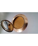 Antique Engine Turned Compact Convex mirror F&amp;B c1880 per Victoria Alber... - $2,000.00