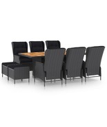  Outdoor Dining Set Dark Grey - $36,107.23 MXN