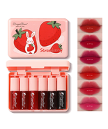 6 Colors Lip Tint Stain Mini Liquid Lipstick, Lip Gloss for Women, Blush... - $215.83 MXN